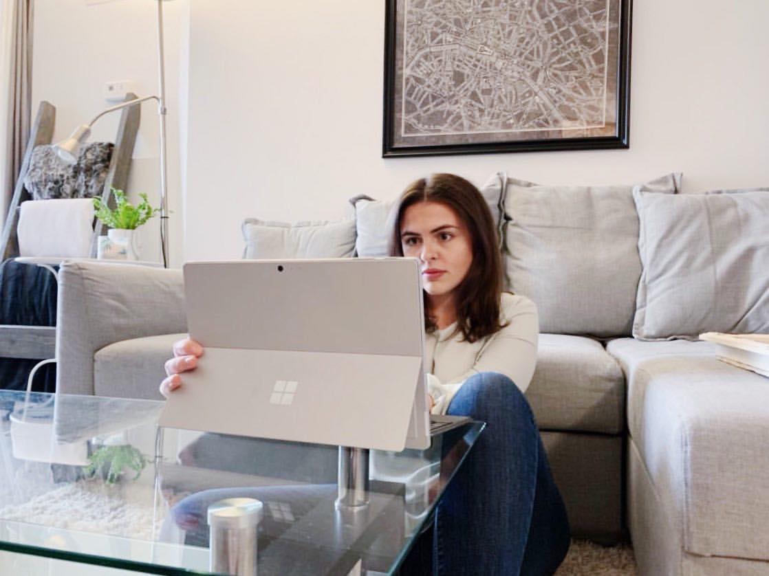 working from home