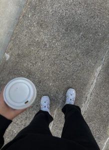 shoes and coffee